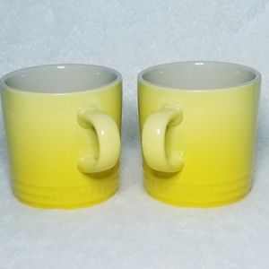 Le Creuset Yellow Mug Set of 2